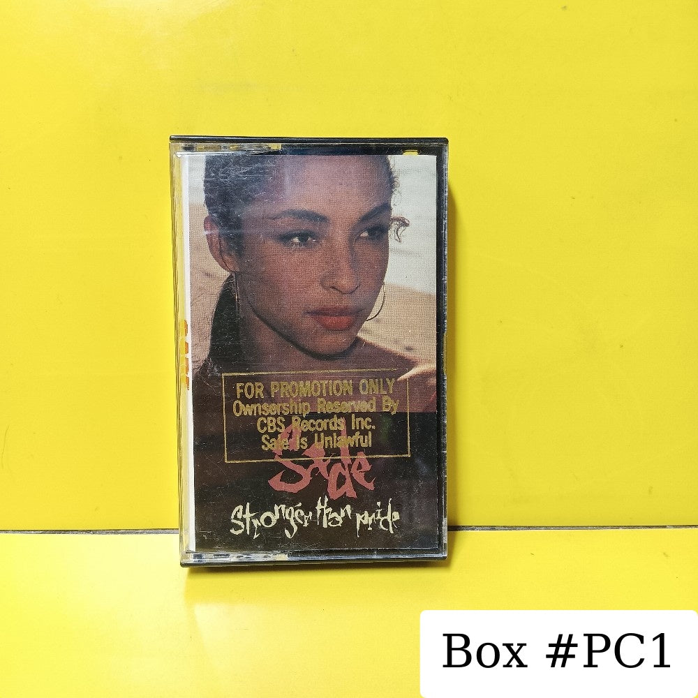 Sade - Stronger Than Pride PROMO - 1988 - OET 44210 - Used - EX - Cassettes
