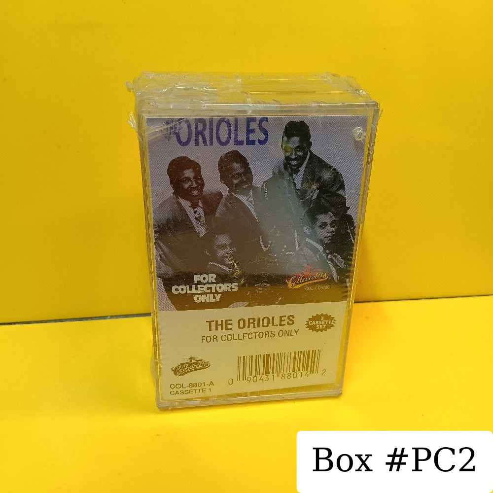 The Orioles - For Collectors Only 3 Cassette Set - 1992 - COL-8801 - New - Sealed - Cassettes