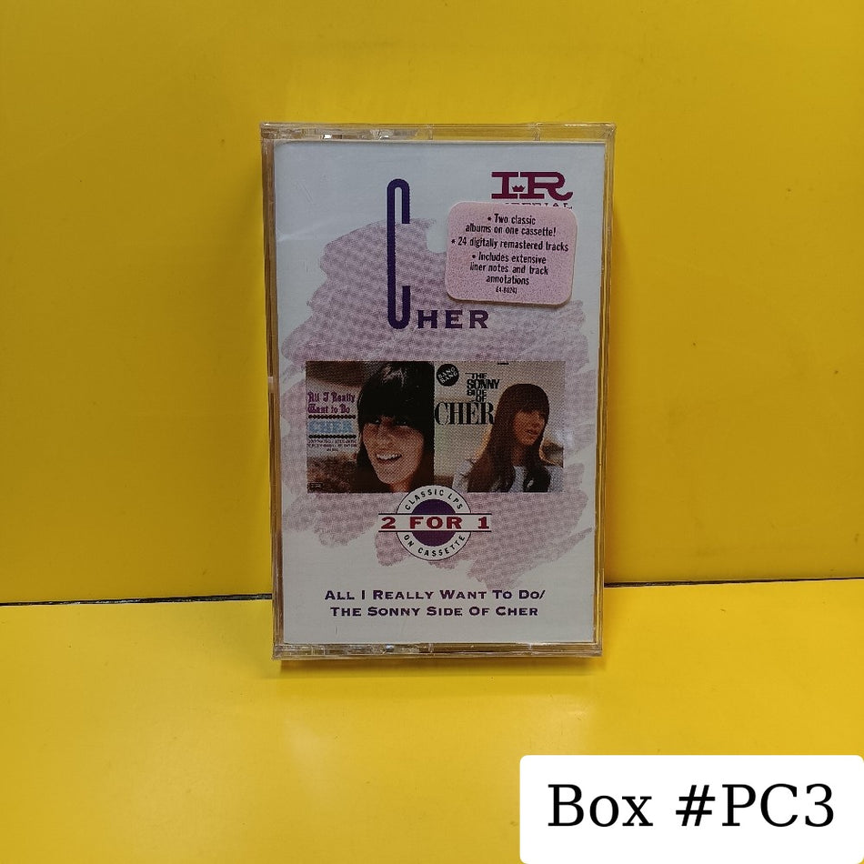 Cher - All I Really Want To Do / The Sonny Side Of Cher - 1992 - E4-80241 - New - Sealed - Cassettes