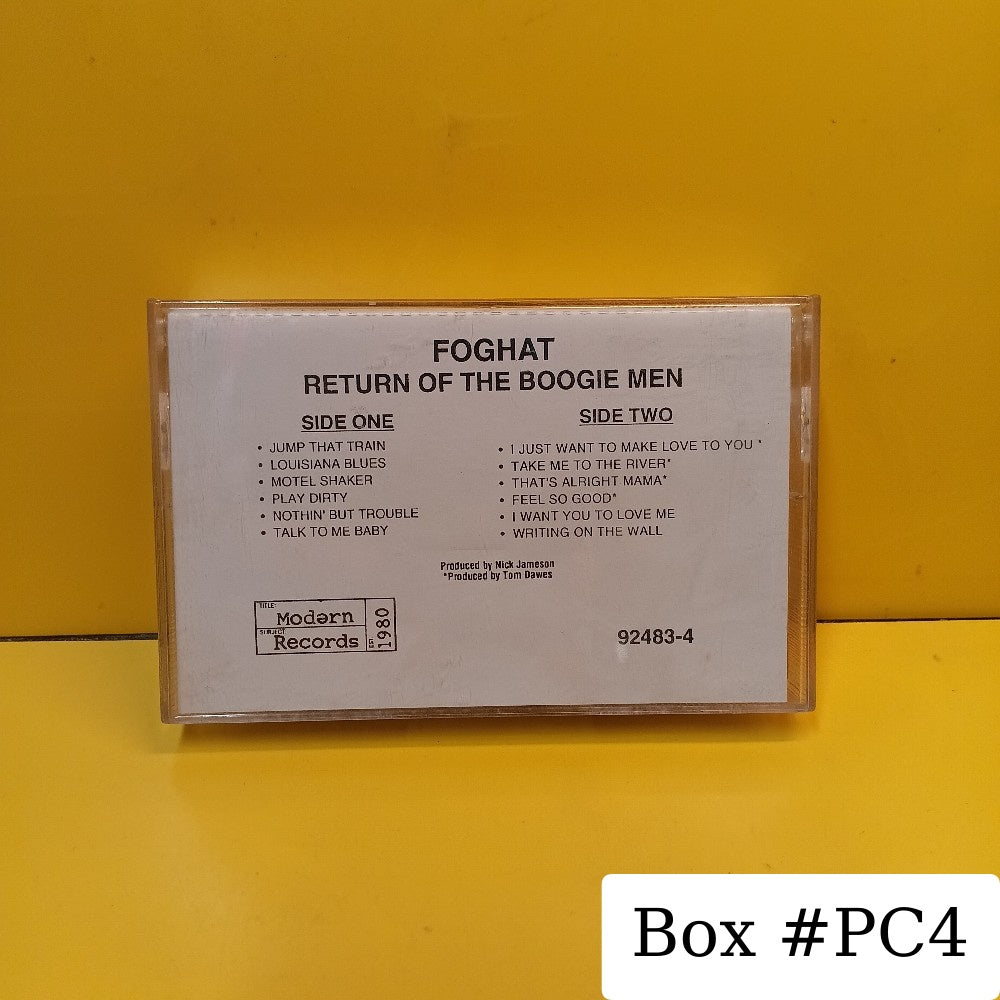 Foghat - Return Of Thw Boogie Man ADVANCE PROMO - 1994 - 92483-4 - Used - EX - Cassettes