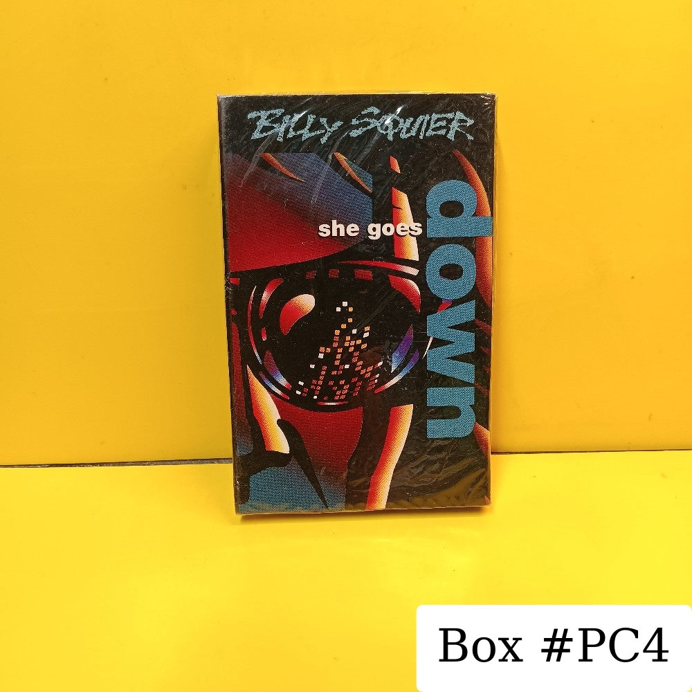 Billy Squier - She Goes Down - 1991 - 4JM-44688 - New - Sealed - Cassettes