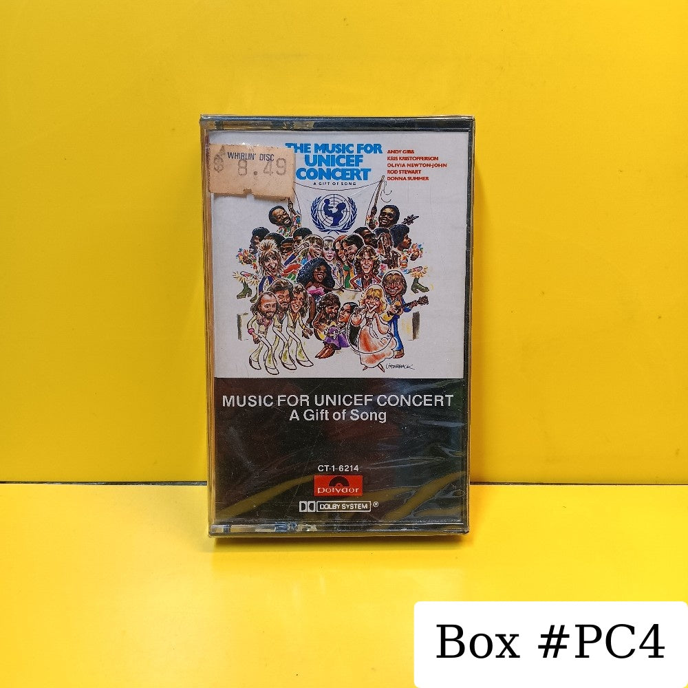 Various - Music For Unicef Concert: A Gift Of Song - 1979 - CT-1-6214 - New - Sealed - Cassettes