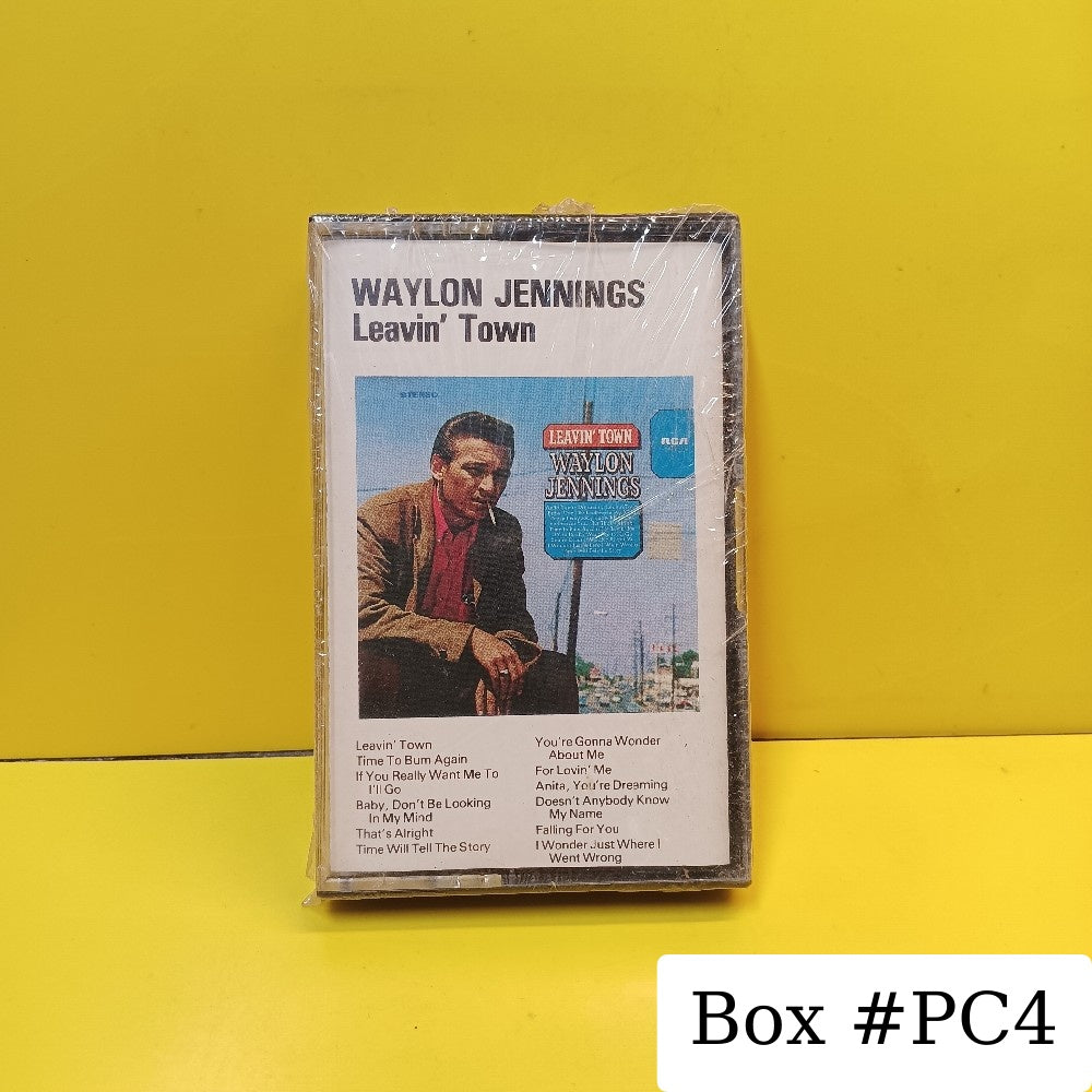 Waylon Jennings - Leavin' Town W. GERMANY - NK89469 - New - Sealed - Cassettes