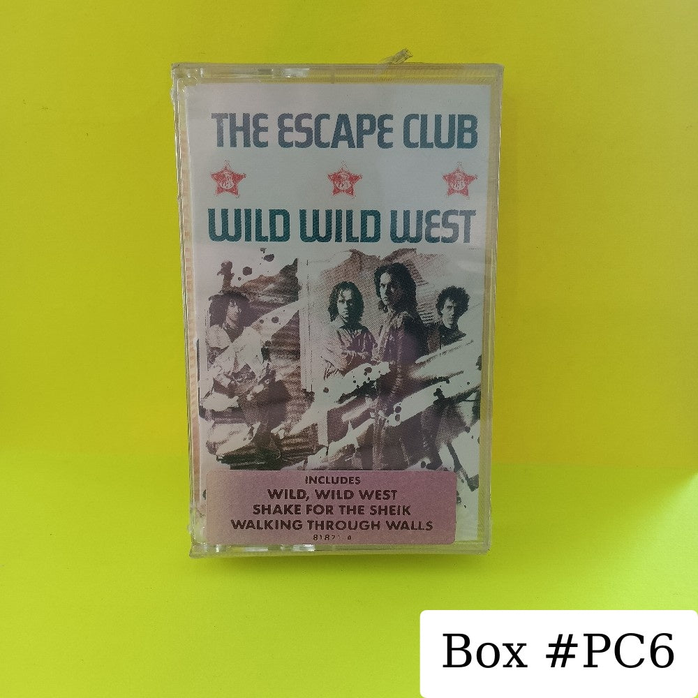 The Escape Club - Wild Wild West - 1988 - 7 81871-4 - New - Sealed - Cassettes