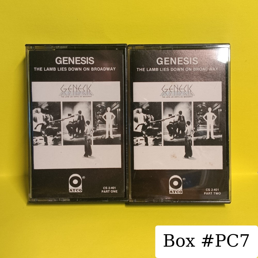 Genesis - The Lamb Lies Down On Broadway 2x Cassette Set - CS 2-401 - Used - EX - Cassettes