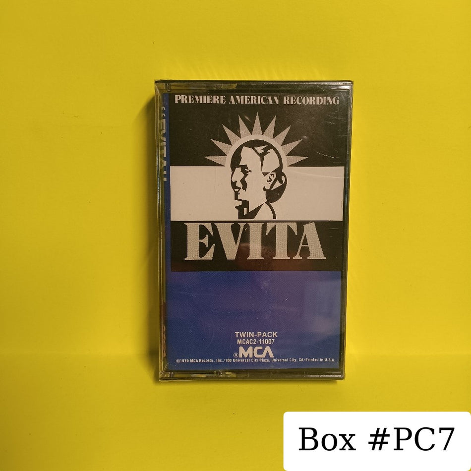 Andrew Lloyd Webber & Tim Rice - Evita / Premiere Recording - 1979 - MCAC2-11007 - New - Sealed - Cassettes