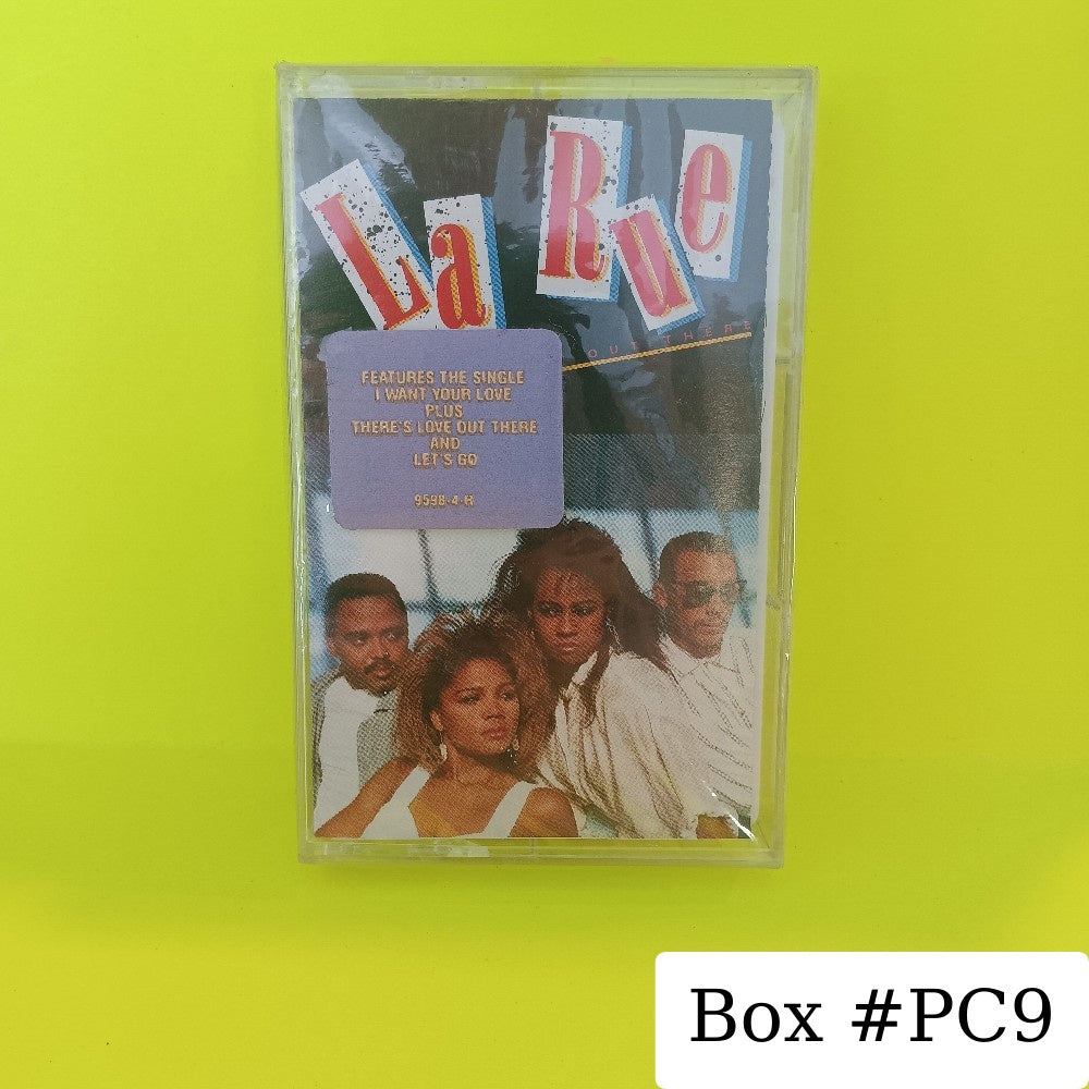 La Rue - There's Love Out There - 1989 - 9598-4-R - New - Sealed - Cassettes
