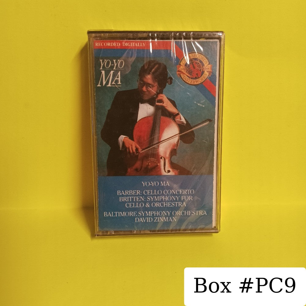 Yo-Yo Ma / David Zinman - Barber: Cello Concerto / Britten: Symphony For Cello - 1989 - MT 44900 - New - Sealed - Cassettes