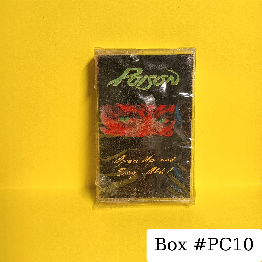 Poison - Open Up And Say ...Ahh! - 1988 - C4-48493 - New - Sealed - Cassettes