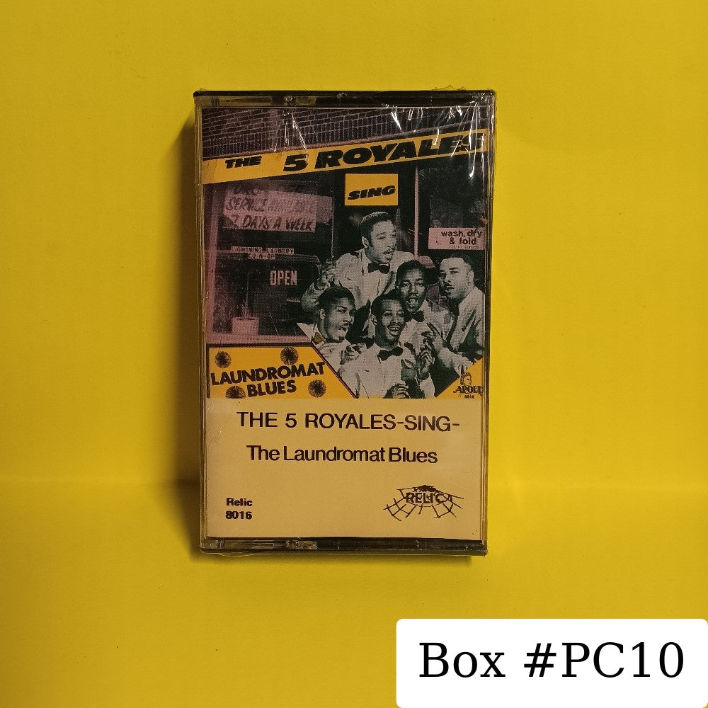 The 5 Royales - Sing The Laundromat Blues  - 1994 - RELIC 8016 - New - Sealed - Cassettes