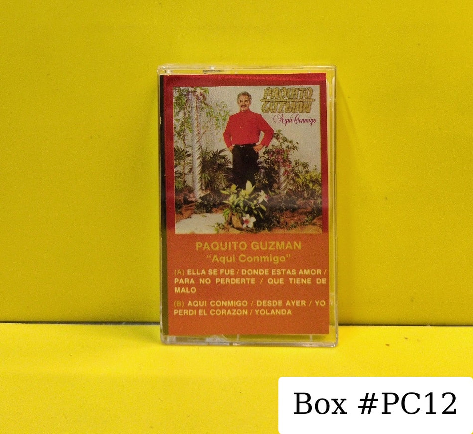 Paquito Guzman - Aqui Conmigo - 1989 - TH-2627 - Used - EX - Cassettes