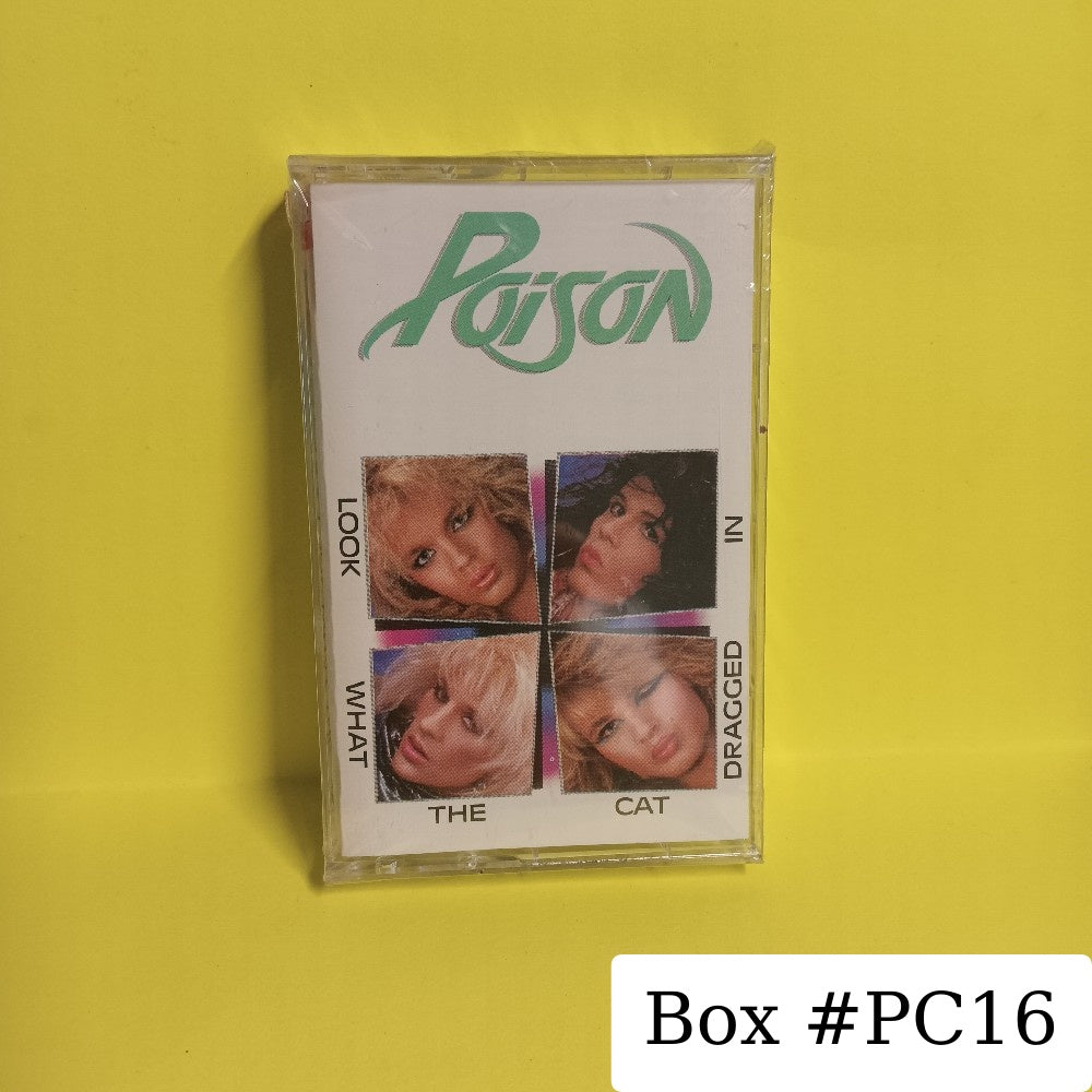 Poison - Look What The Cat Dragged In - 1986 - C4-46735 - New - Sealed - Cassettes