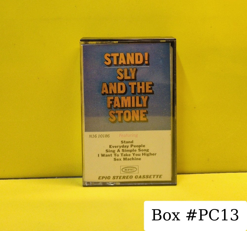 Sly And The Family Stone - Stand! - 1969 - N1 10186 - Used - EX - Cassettes - Gray Tape With Paper Label