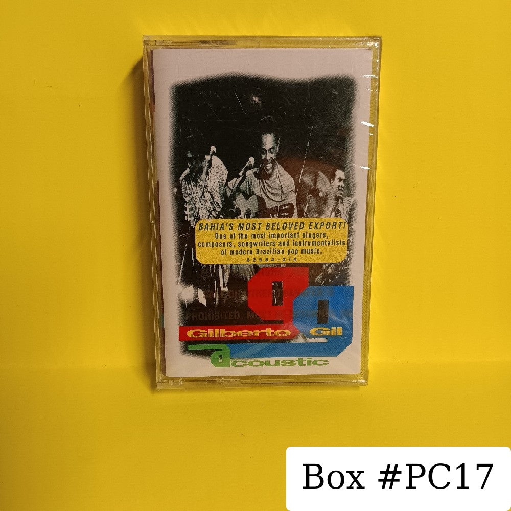 Gilberto Gil - Acoustic - 1994 - 82564-4 - New - Sealed - Cassettes
