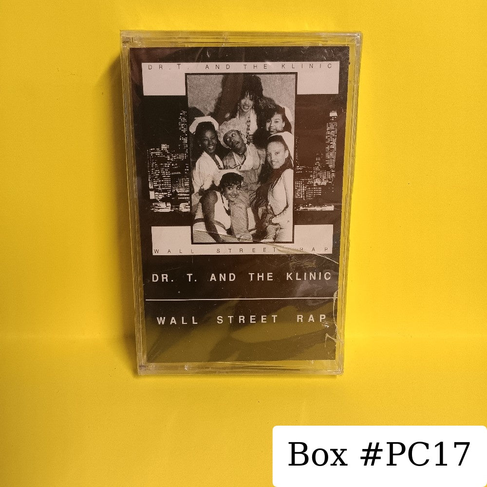 Dr. T And The Klinic - Wall Street Rap - 1990 - PR777C - New - Sealed - Cassettes