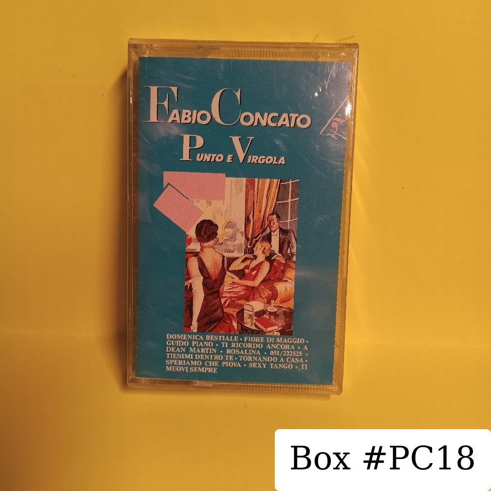 Fabio Concato - Punto E Virgola ITALY - 1991 - 510 665-4 - New - Sealed - Cassettes