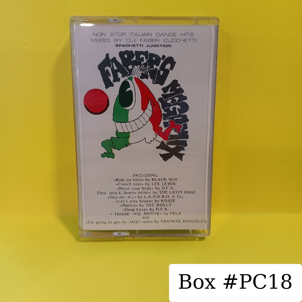 Various - Faber's Megamix Spaghetti Junction Non Stop Italian Dance Hits - 1989 - 50FTM 31752 - Used - EX - Cassettes