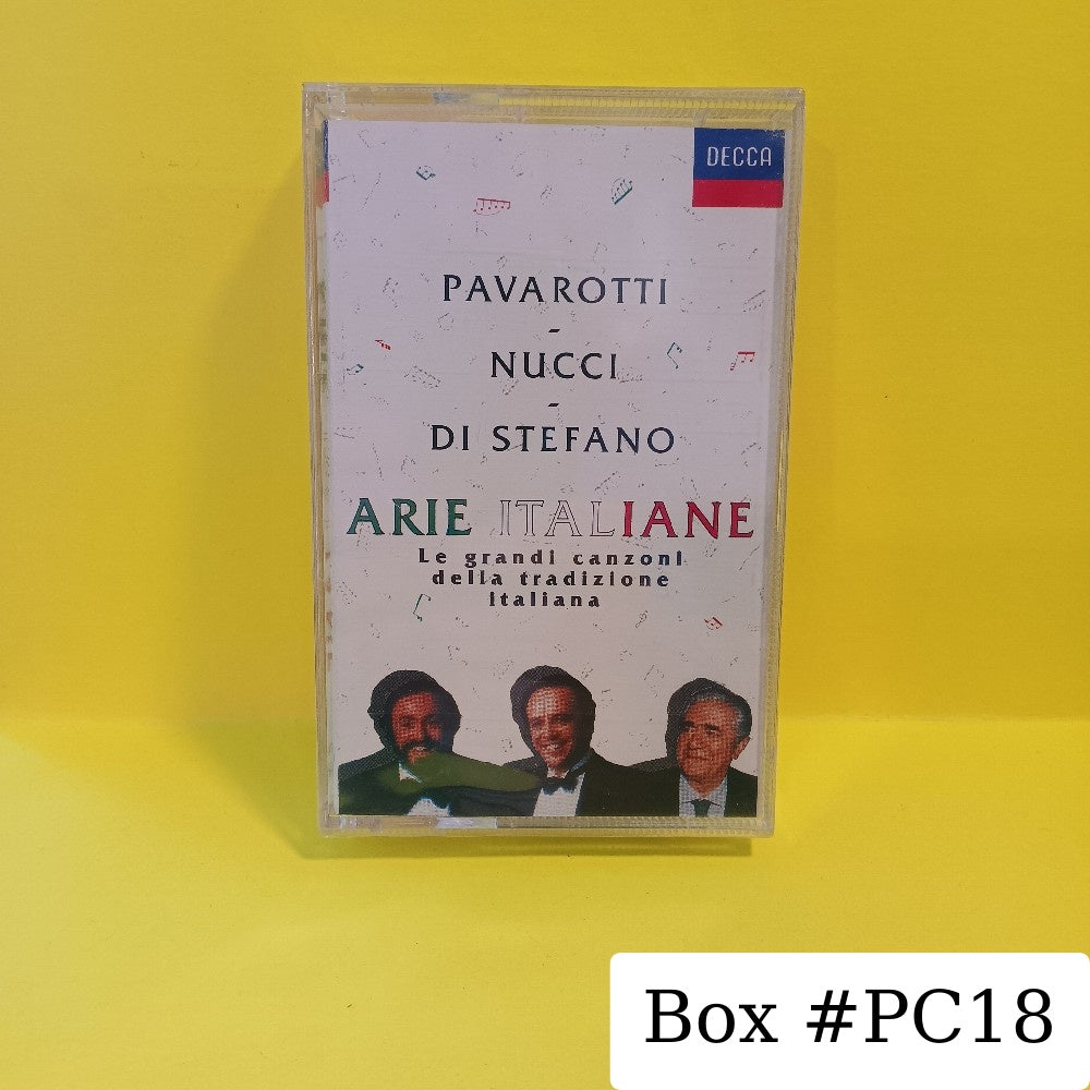 Pavarotti Nucci Di Stefano - Arie Italiane ITALY - 1991 - 970 788-4 - New - Sealed - Cassettes