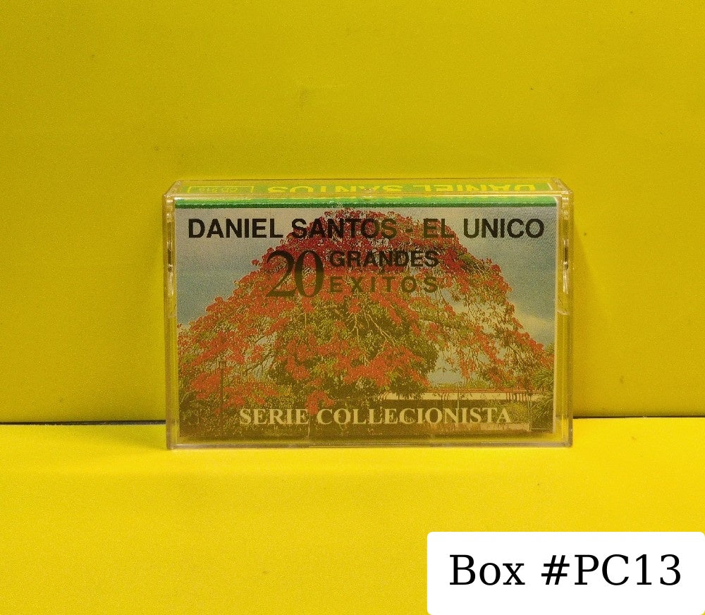 Daniel Santos - El Unico - 20 Grandes Exitos - CD 219 / CASS 219 - Used - EX - Cassettes