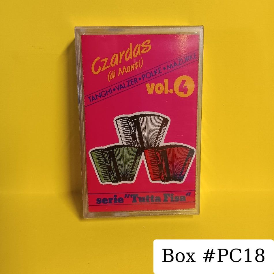Various - Czardas (Di Monti) Series Tutta Fisa Vol. 4 - MC 007 - New - Sealed - Cassettes