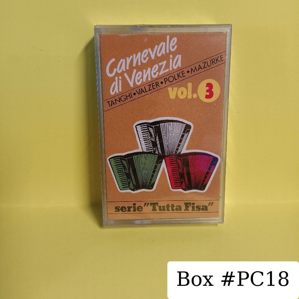 Various - Carnevale Di Venezia Serie Tutta Fisa Vol. 3 - MC 006 - New - Sealed - Cassettes