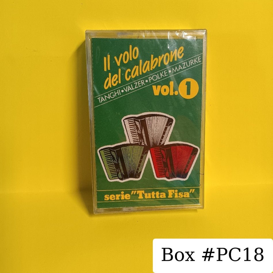 Various - Il Volo Del Calabrone Serie Tutta Fisa Vol. 1 - MC 004 - New - Sealed - Cassettes