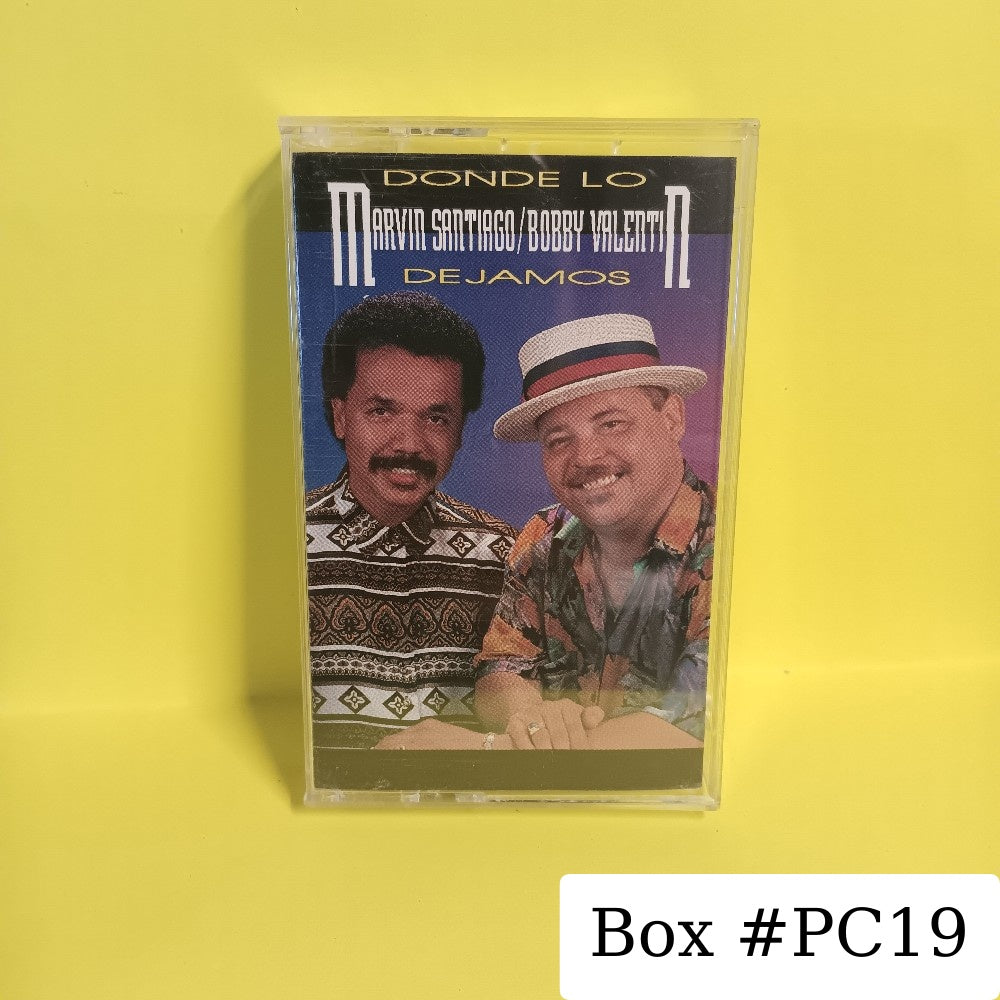 Marvin Santiago / Bobby Valentin - Donde Lo Dejamos - 1992 - BRONCO 163 - Used - EX - Cassettes