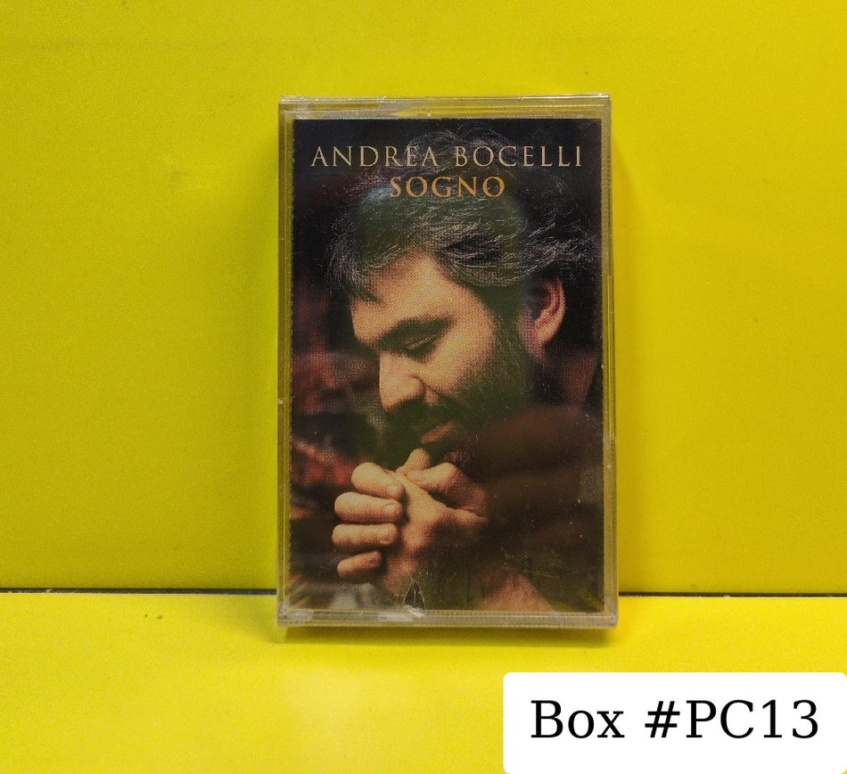 Andrea Bocelli - Sogno - 1999 - SGR C 77828 - New - Sealed - Cassettes - Italy Import