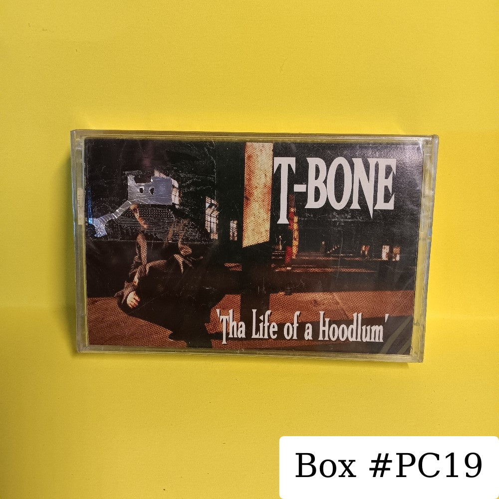 T-Bone - Tha Life Of A Hoodlum - 1995 - MOC1334 - New - Sealed - Cassettes