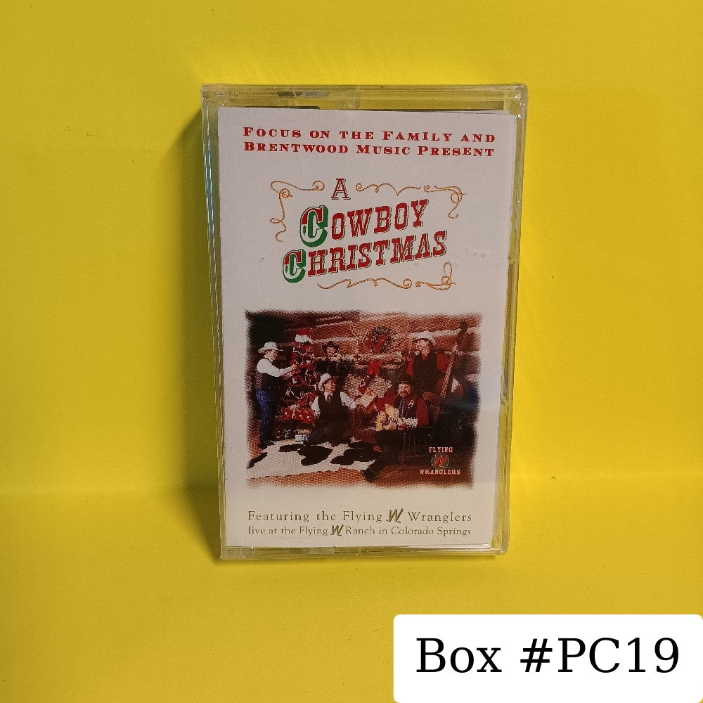 The Flying W Wranglers - A Cowboy Christmas - 1995 - C-5554N - New - Sealed - Cassettes