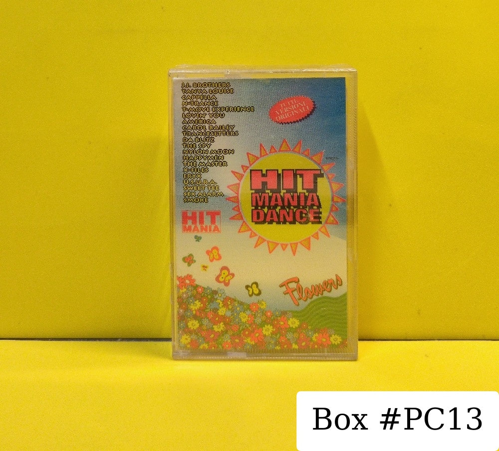 Various - Hit Mania Dance Flowers - 1996 - FLY 218 MC - New - Sealed - Cassettes - Italy Import