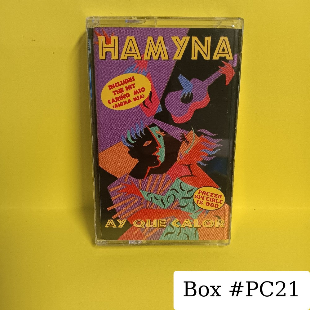 Hamyna - Ay Que Calor ITALY Latin Italo-Disco - 1997 - MTK 28 - Used - EX - Cassettes