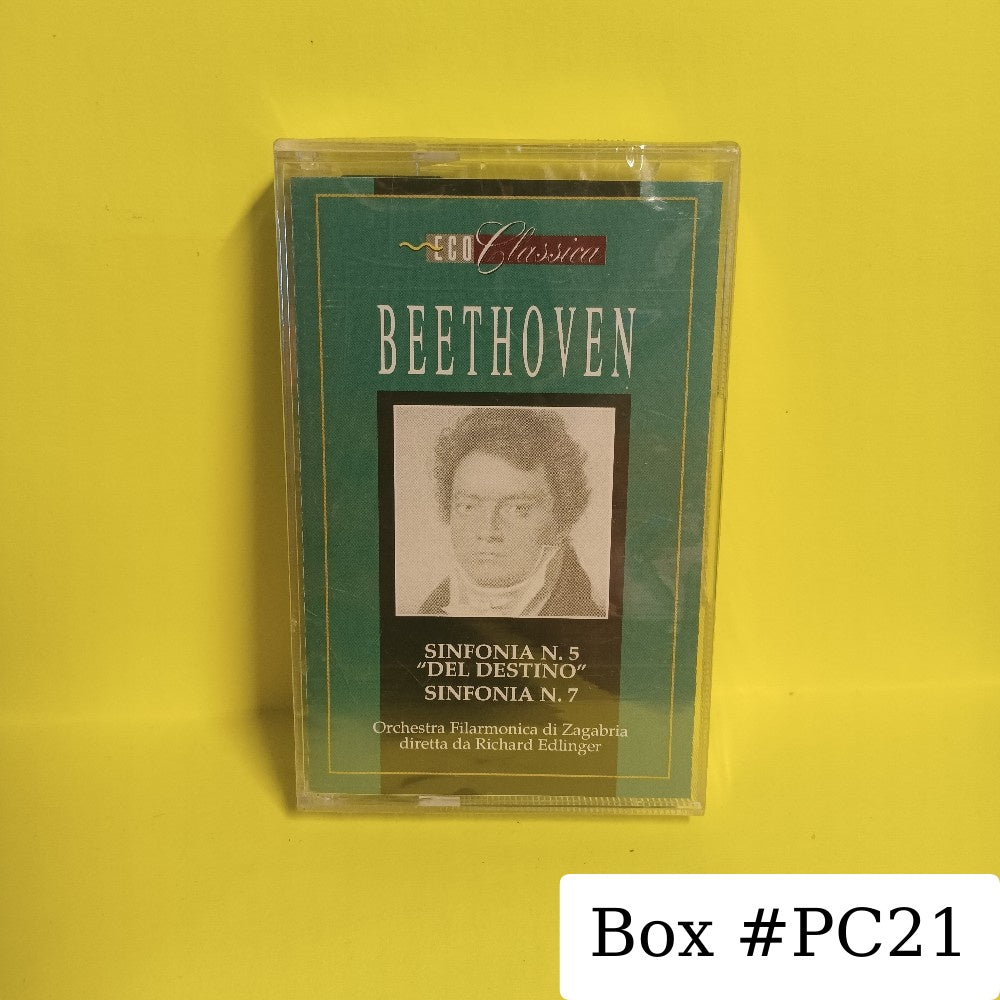 Richard Edlinger/ Zagabria  - Beethoven: Sinfonia N. 5 / Sinfonia N. 7 - 1993 - ECO 0505-4 - New - Sealed - Cassettes