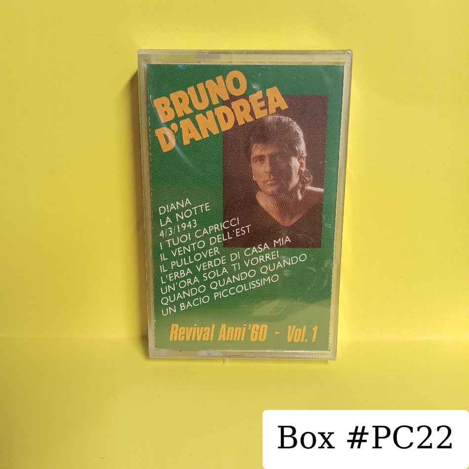 Bruno D'Andrea - Revival Anni '60 Vol. 1 ITALY - MC 0126 - New - Sealed - Cassettes