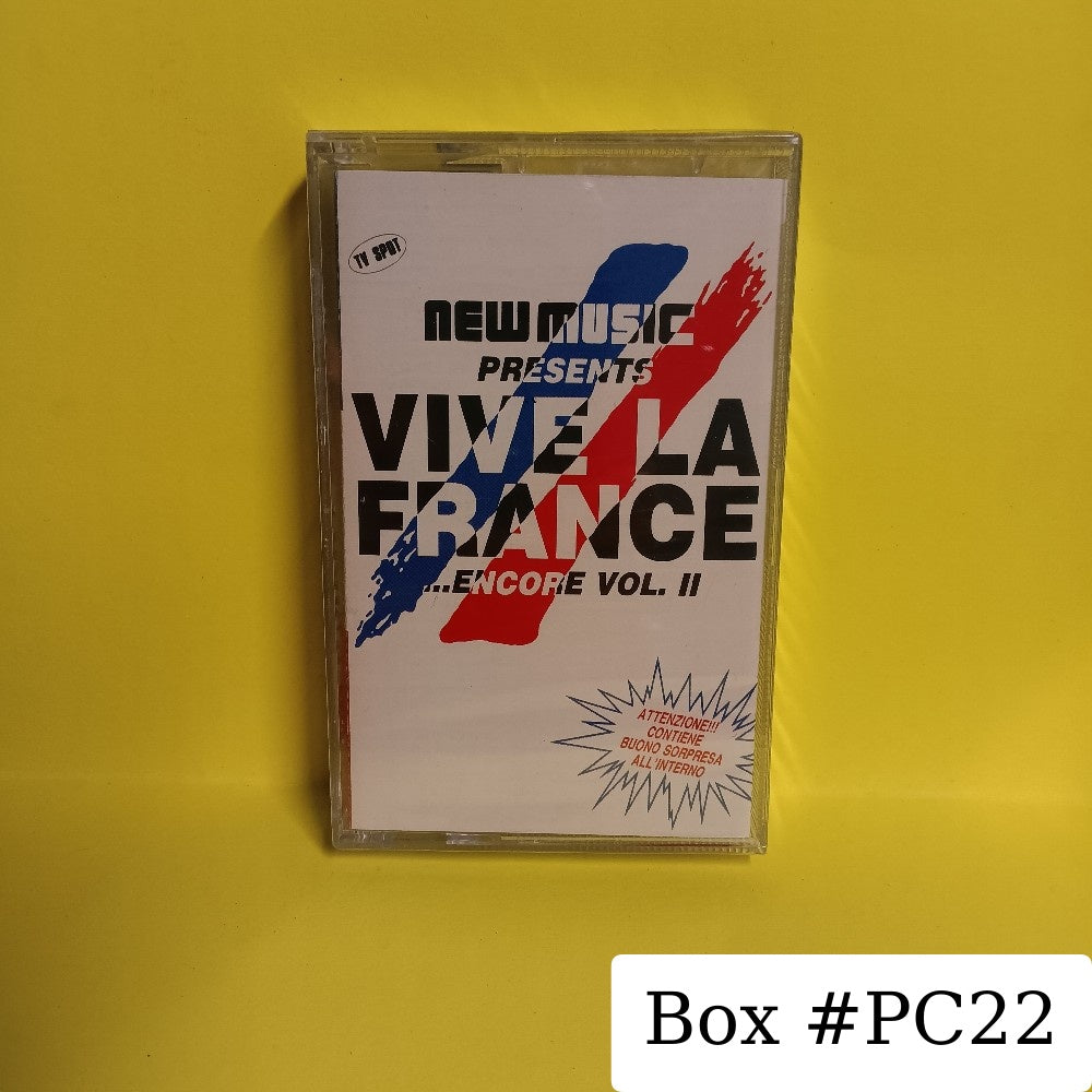 Various - Vive La France... Encore Vol. II 2 ITALY - 1991 - NMK 1022 - New - Sealed - Cassettes