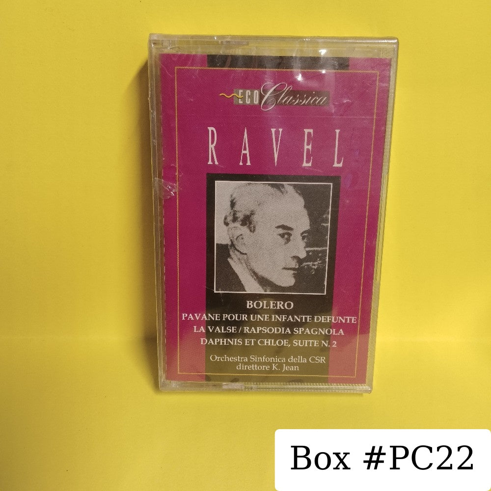 K. Jean & Orchestra Sinfonica Della CSR - Ravel: Bolero / Pavane / Valse - 1993 - ECO 0532-4 - New - Sealed - Cassettes