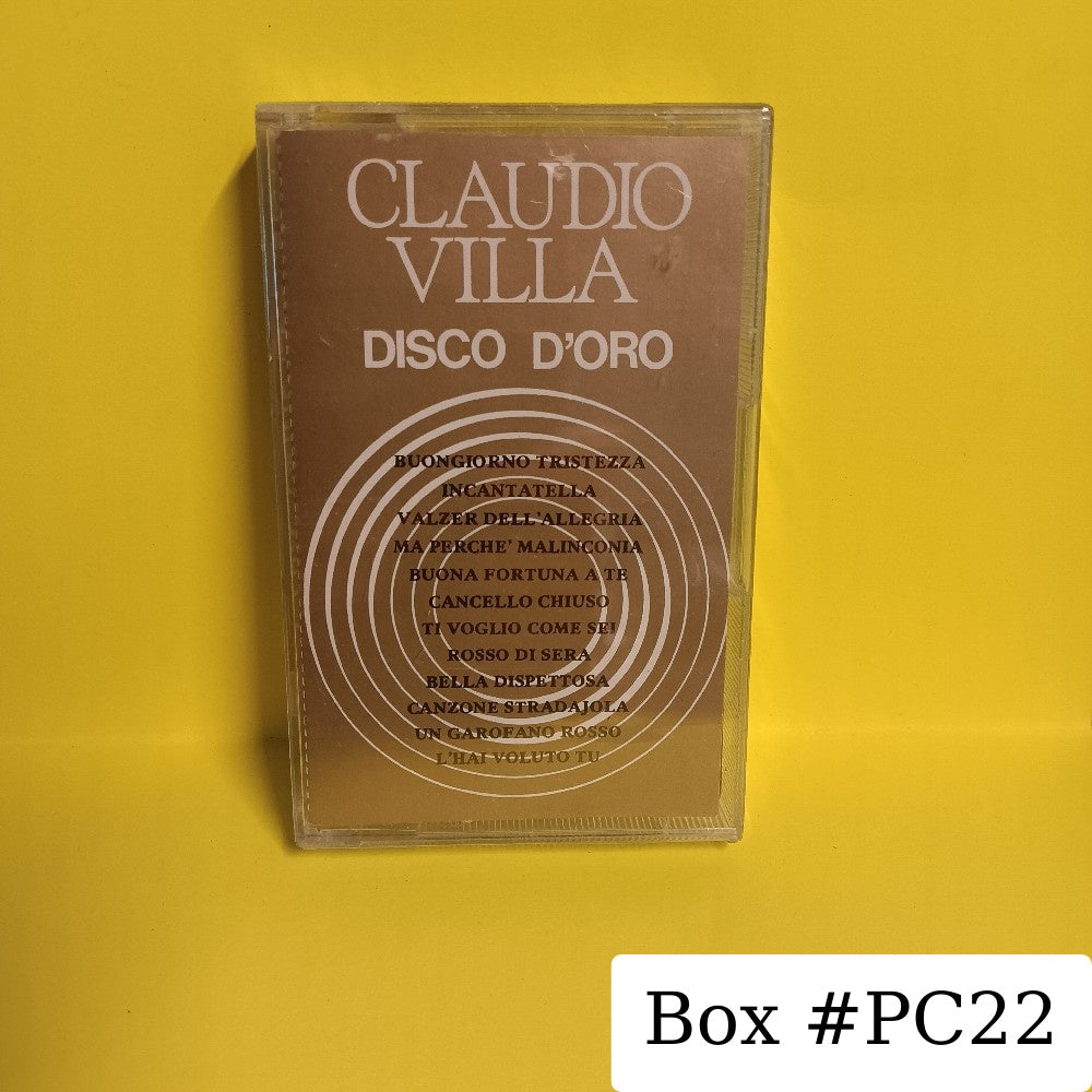 Claudio Villa - Disco D'Oro ITALY - SC LV 3356 - New - Sealed - Cassettes