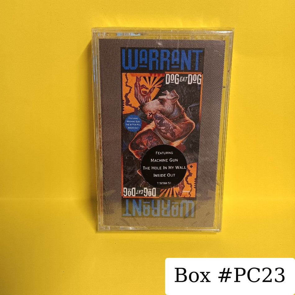 Warrant - Dog Eat Dog - 1992 - CT 52584 - New - Sealed - Cassettes