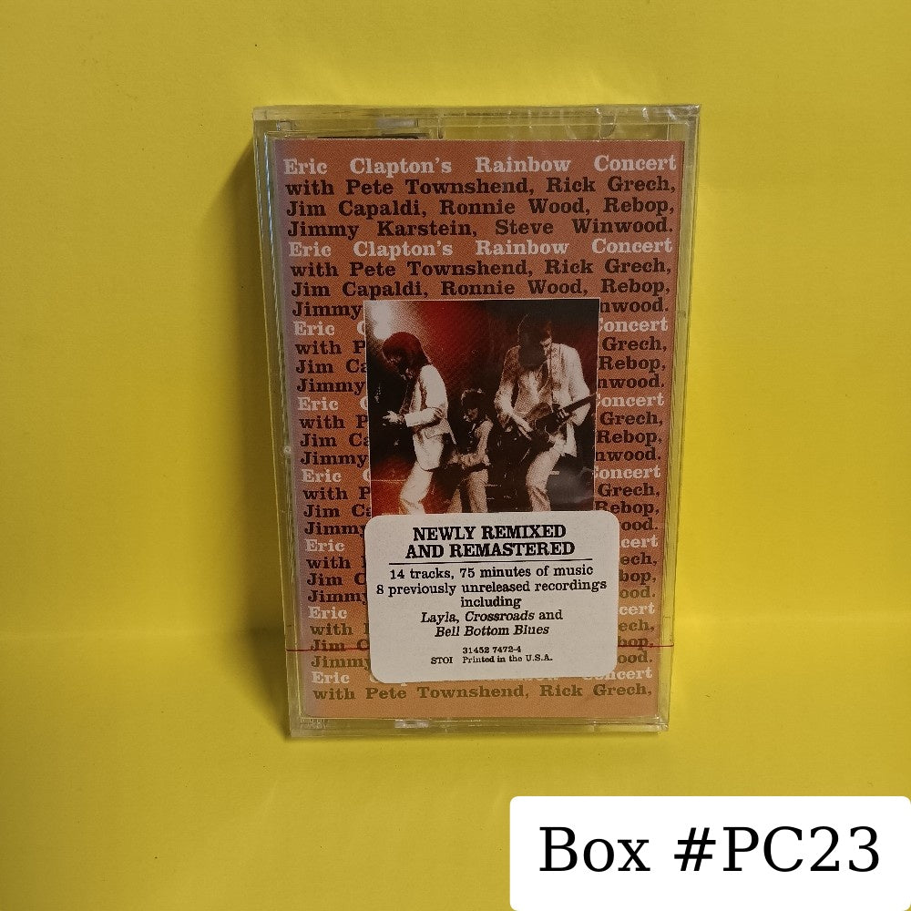 Eric Clapton - Eric Clapton's Rainbow Concert - 1995 - 31452 7472-4 - New - Sealed - Cassettes