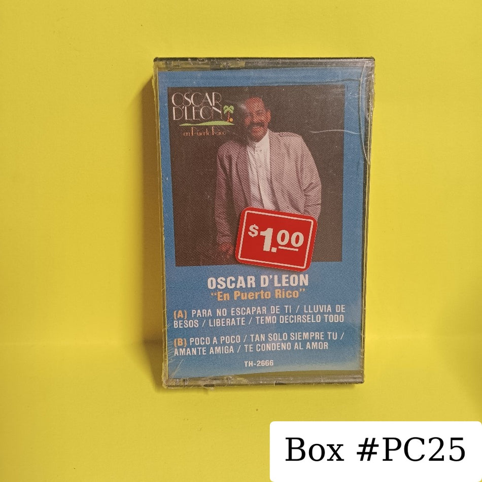 Oscar D'León - En Puerto Rico - 1990 - TH-2666 - New - Sealed - Cassettes