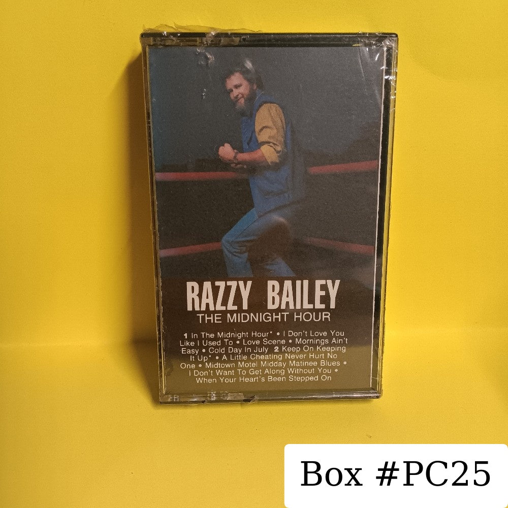 Razzy Bailey - The Midnight Hour - 1984 - AHK1-4936 - New - Sealed - Cassettes
