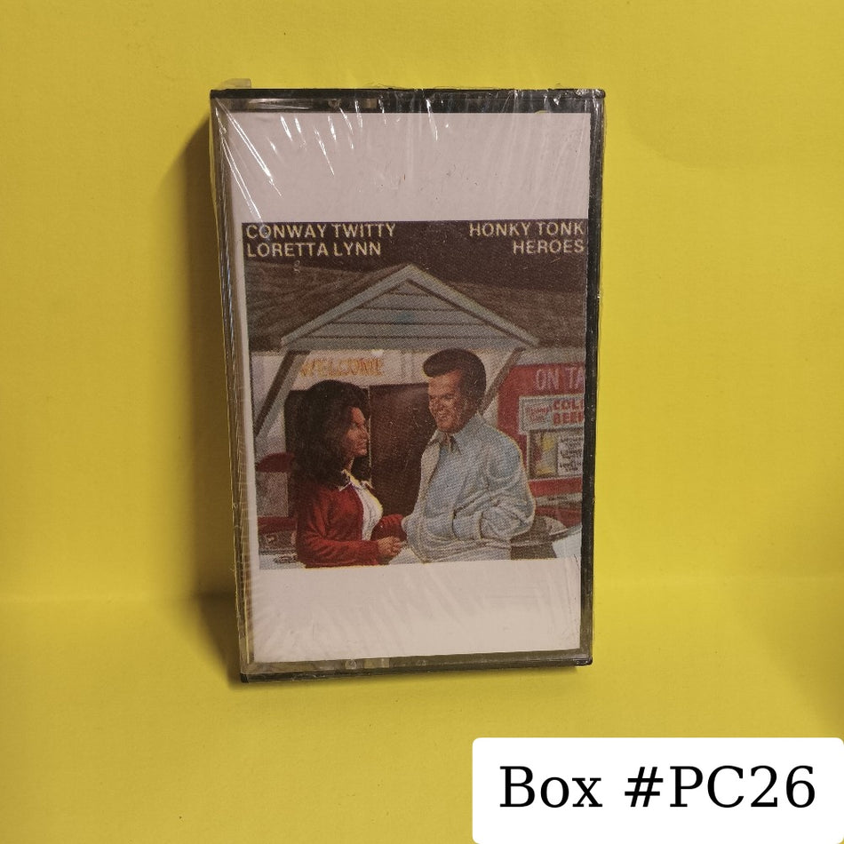 Conway Twitty & Loretta Lynn - Honky Tonk Heroes CLUB EDITION - 1978 - MCAC 2372 - New - Sealed - Cassettes