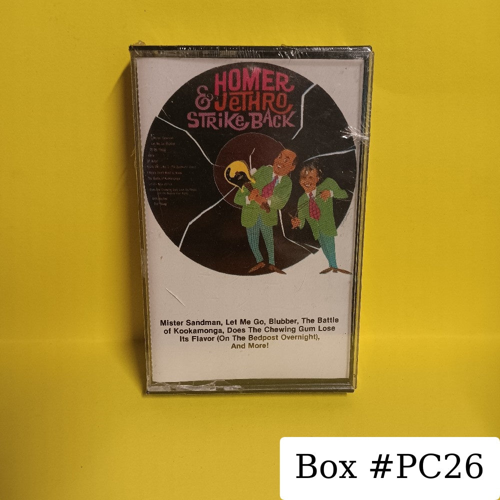 Homer And Jethro - Homer & Jethro Strike Back - 1986 - CAK-707 - New - Sealed - Cassettes