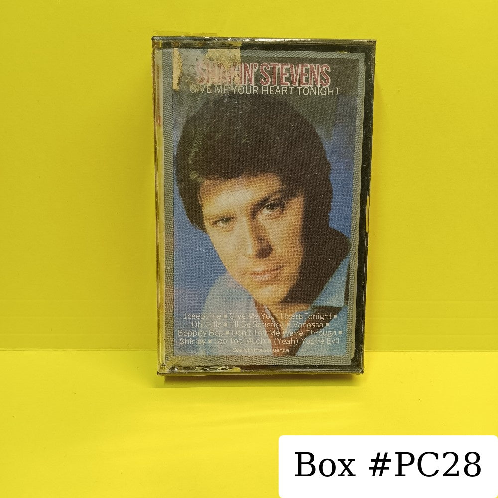 Shakin' Stevens - Give Me Your Heart Tonight - 1983 - BET 38449 - New - Sealed - Cassettes
