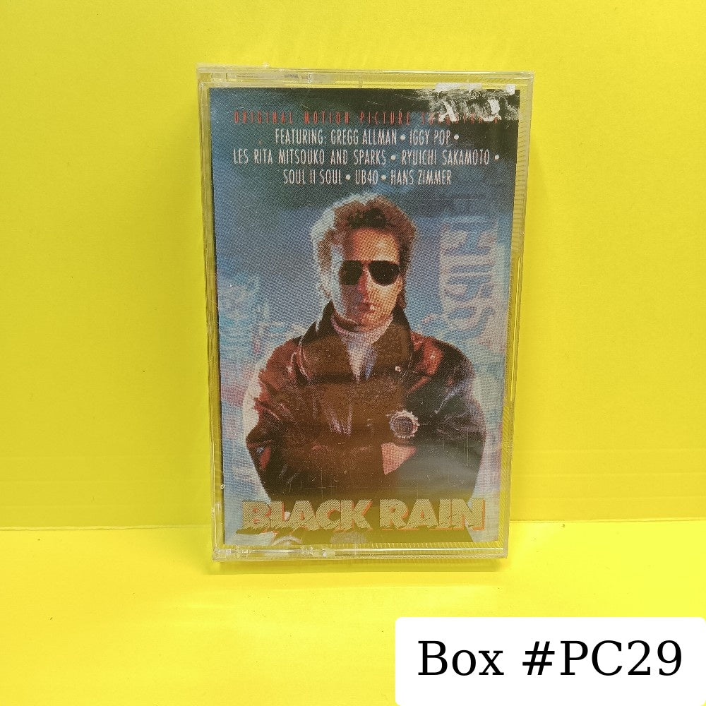 Various - Black Rain Motion Picture Soundtrack - 1989 - 91292-4 - New - Sealed - Cassettes