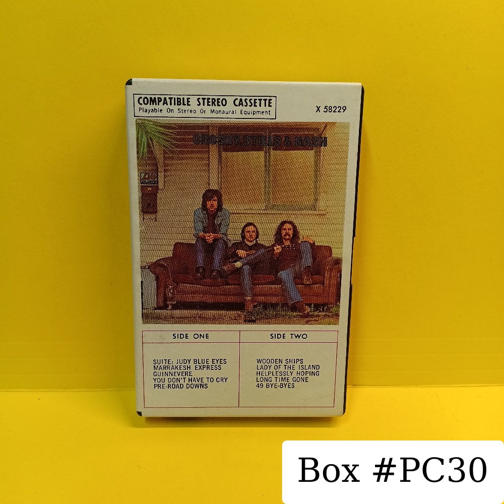 Crosby, Stills And Nash - Crosby, Stills & Nash / Self Titled - 1969 - X 58229 - Used - EX - Cassettes
