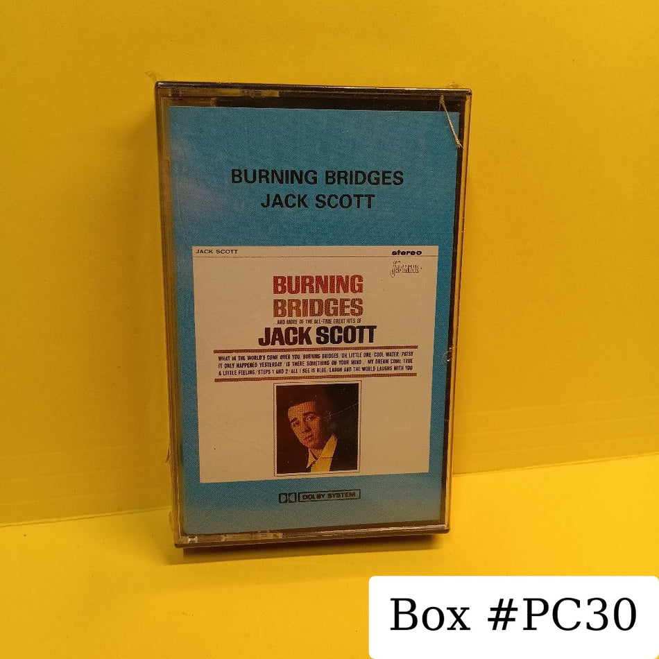 Jack Scott - Burning Bridges UK - JASC 305 - New - Sealed - Cassettes