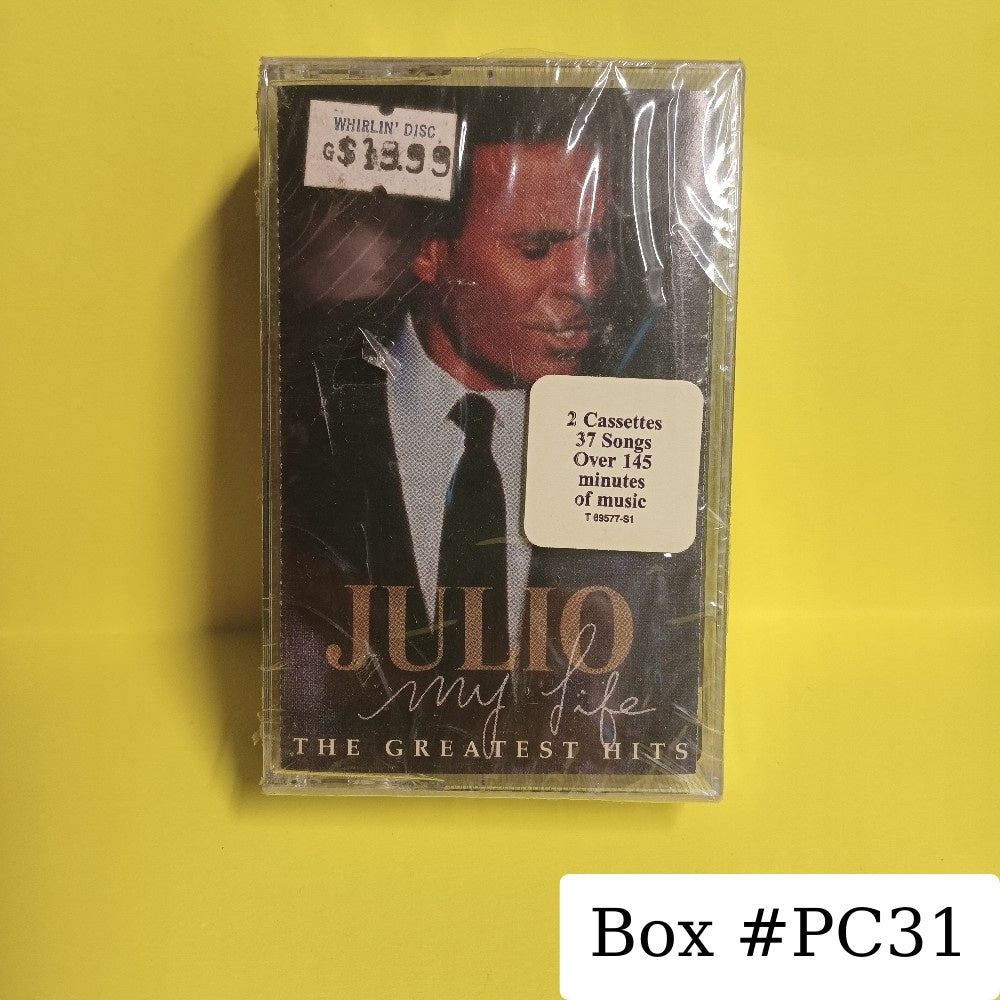Julio Iglesias - My Life The Greatest Hits 2x Cassette Set - 1998 - C2T 69557 - New - Sealed - Cassettes