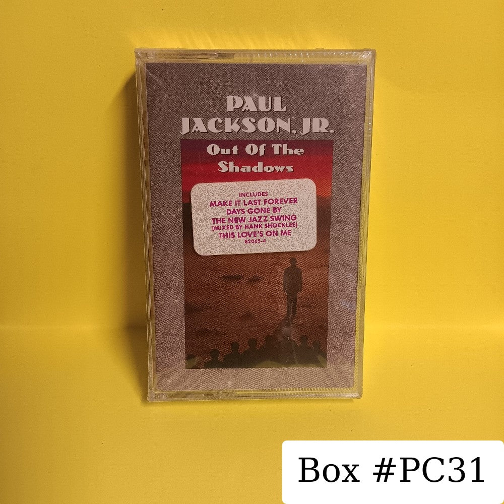 Paul Jackson Jr. - Out Of The Shadows - 1990 - 7 82065-4 - New - Sealed - Cassettes