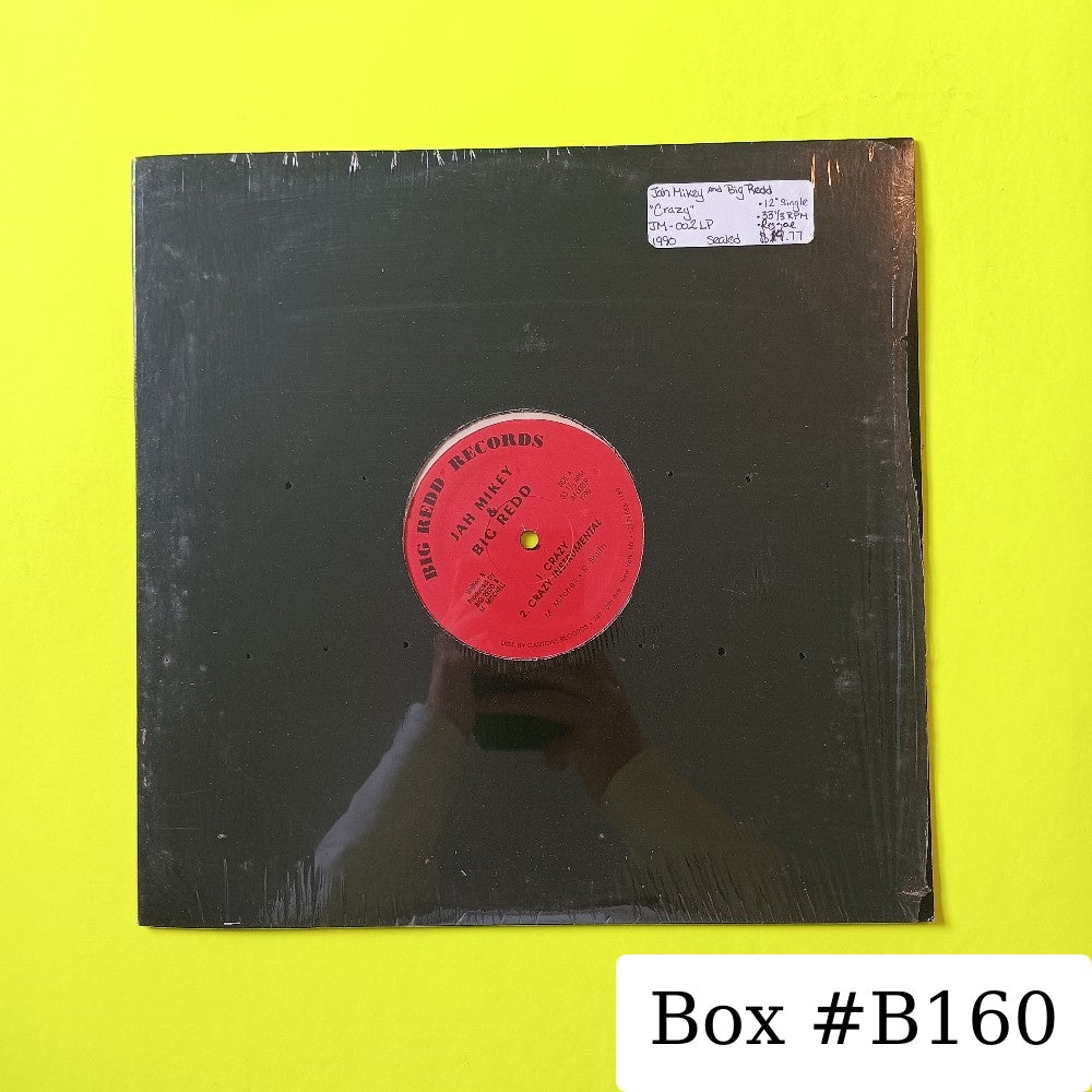 Jah Mikey & Big Redd - Crazy / Heathen 12" - 1990 - JM-002LP - New - Sealed - Vinyl